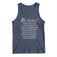 13th Amendment of U.S. Constitution Tank Top Juneteenth 1865 Black History