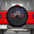 American Haitian Haiti USA Flag Spare Tire Cover
