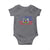 American Haitian Haiti USA Flag Baby Onesie