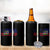 American Haitian Haiti USA Flag 4 in 1 Can Cooler Tumbler