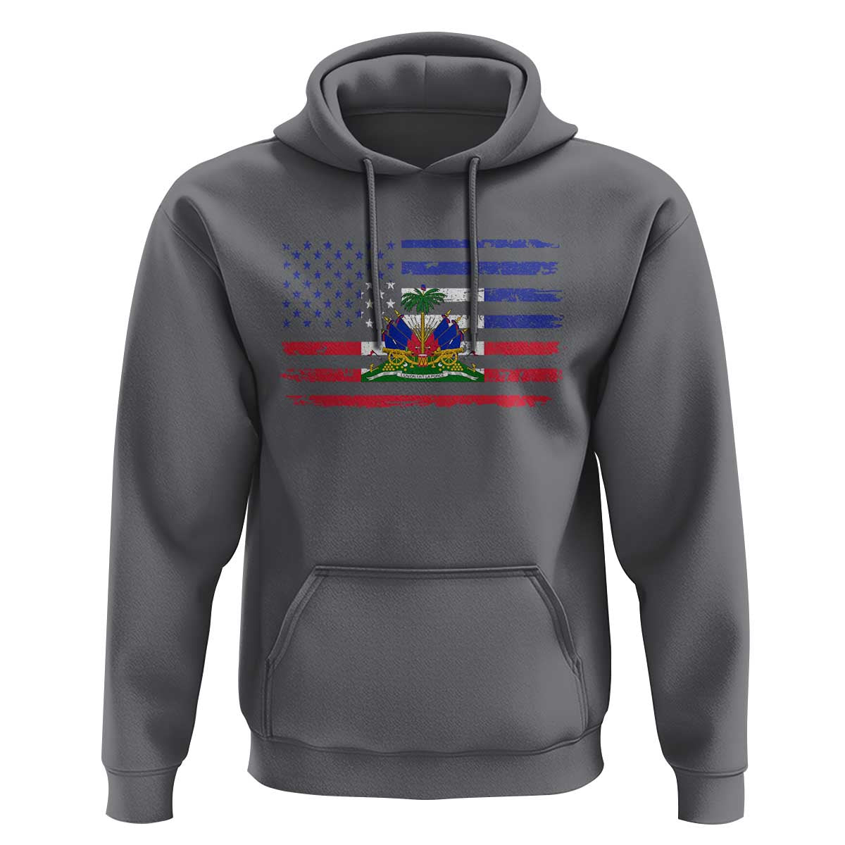 American Haitian Haiti USA Flag Hoodie