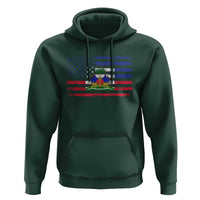 American Haitian Haiti USA Flag Hoodie