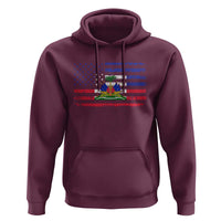 American Haitian Haiti USA Flag Hoodie