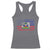 American Haitian Haiti USA Flag Racerback Tank Top