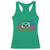 American Haitian Haiti USA Flag Racerback Tank Top