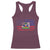 American Haitian Haiti USA Flag Racerback Tank Top