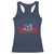 American Haitian Haiti USA Flag Racerback Tank Top