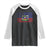 American Haitian Haiti USA Flag Raglan Shirt