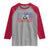 American Haitian Haiti USA Flag Raglan Shirt
