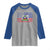 American Haitian Haiti USA Flag Raglan Shirt