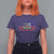American Haitian Haiti USA Flag T Shirt For Women