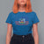 American Haitian Haiti USA Flag T Shirt For Women