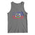 American Haitian Haiti USA Flag Tank Top