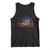 American Haitian Haiti USA Flag Tank Top