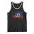 American Haitian Haiti USA Flag Tank Top