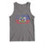 American Haitian Haiti USA Flag Tank Top