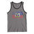 American Haitian Haiti USA Flag Tank Top