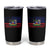 American Haitian Haiti USA Flag Tumbler Cup
