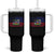 American Haitian Haiti USA Flag Tumbler With Handle