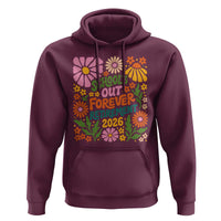 Schools Out Forever Retirement 2026 Hoodie Retired Teacher Summer Retro Floral