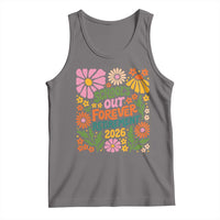 Schools Out Forever Retirement 2026 Tank Top Retired Teacher Summer Retro Floral