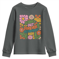 Schools Out Forever Retirement 2026 Youth Sweatshirt Retired Teacher Summer Retro Floral