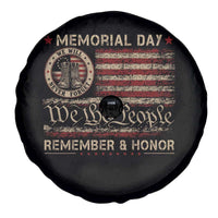 Memorial Day Spare Tire Cover Remember And Honor Red Poppy Flower Military Veteran