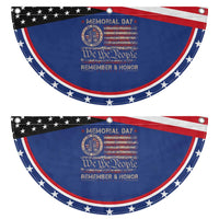 Memorial Day Patriotic Fan Flag Remember And Honor Red Poppy Flower Military Veteran