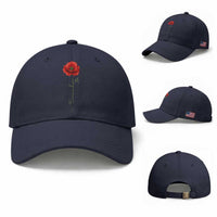 Remember Memorial day Red Poppy Veteran Military Army Baseball Cap