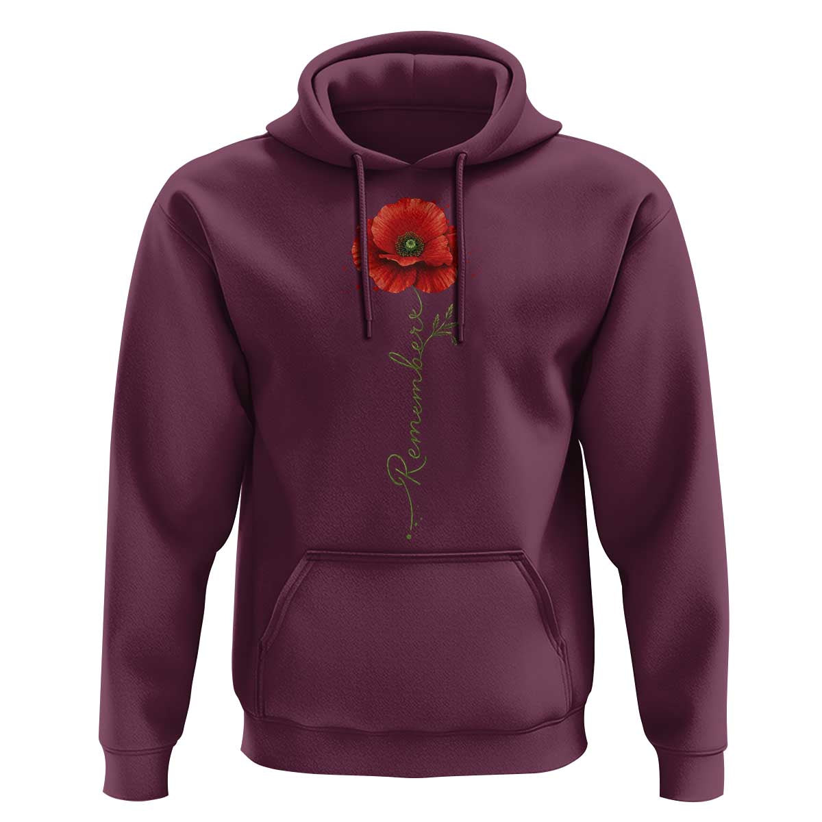 Remember Memorial day Red Poppy Veteran Military Army Hoodie