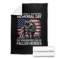 Memorial Day Throw Blanket Remembering Our Fallen Heroes Veteran Day American Flag