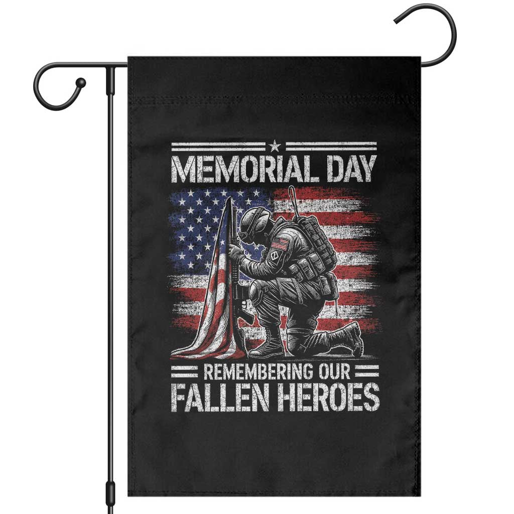 Memorial Day Garden Flag Remembering Our Fallen Heroes Veteran Day American Flag