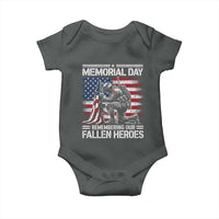 Memorial Day Baby Onesie Remembering Our Fallen Heroes Veteran Day American Flag