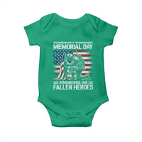 Memorial Day Baby Onesie Remembering Our Fallen Heroes Veteran Day American Flag