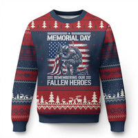 Memorial Day Ugly Christmas Sweater Remembering Our Fallen Heroes Veteran Day American Flag