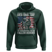 Memorial Day Hoodie Remembering Our Fallen Heroes Veteran Day American Flag