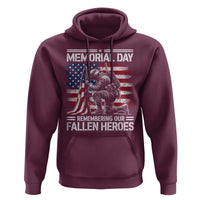 Memorial Day Hoodie Remembering Our Fallen Heroes Veteran Day American Flag