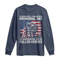 Memorial Day Long Sleeve Shirt Remembering Our Fallen Heroes Veteran Day American Flag