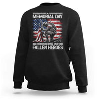 Memorial Day Sweatshirt Remembering Our Fallen Heroes Veteran Day American Flag