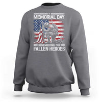 Memorial Day Sweatshirt Remembering Our Fallen Heroes Veteran Day American Flag