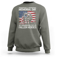 Memorial Day Sweatshirt Remembering Our Fallen Heroes Veteran Day American Flag