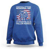 Memorial Day Sweatshirt Remembering Our Fallen Heroes Veteran Day American Flag