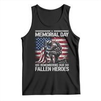 Memorial Day Tank Top Remembering Our Fallen Heroes Veteran Day American Flag