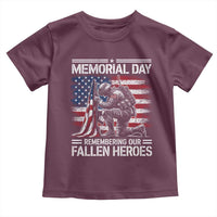 Memorial Day Toddler T Shirt Remembering Our Fallen Heroes Veteran Day American Flag