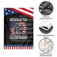 Memorial Day Patriotic Garden Flag Remembering Our Fallen Heroes Veteran Day American Flag