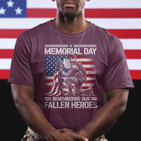 Memorial Day T Shirt Remembering Our Fallen Heroes Veteran Day American Flag