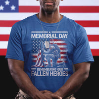 Memorial Day T Shirt Remembering Our Fallen Heroes Veteran Day American Flag