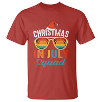 Funny Christmas In July Squad T Shirt Summer Xmas Beach Sunglasses - Wonder Print Shop