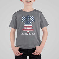 Vintage Liberty Bell T Shirt For Kid Just Ring The Bell USA Flag - Wonder Print Shop