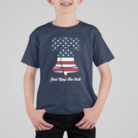 Vintage Liberty Bell T Shirt For Kid Just Ring The Bell USA Flag - Wonder Print Shop
